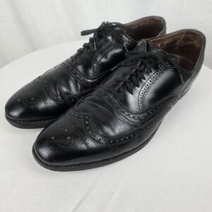 Allen Edmonds Classic Black Men's Oxford Leather Lace Up Dress Shoes Sz 14R